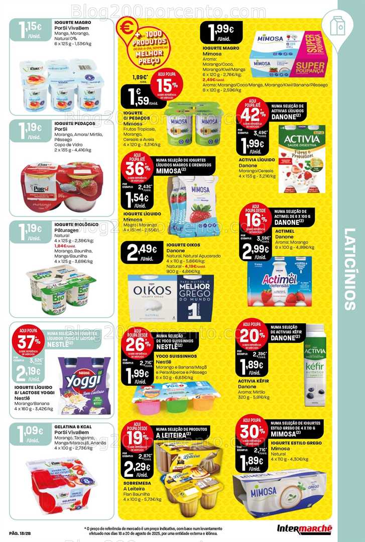 Antevisão Folheto INTERMARCHÉ Super Promoções de 25 setembro a 1 outubro