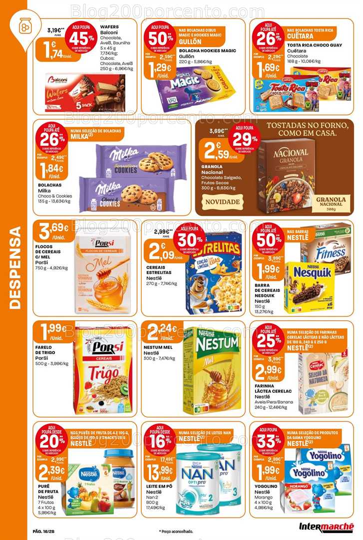 Antevisão Folheto INTERMARCHÉ Super Promoções de 25 setembro a 1 outubro
