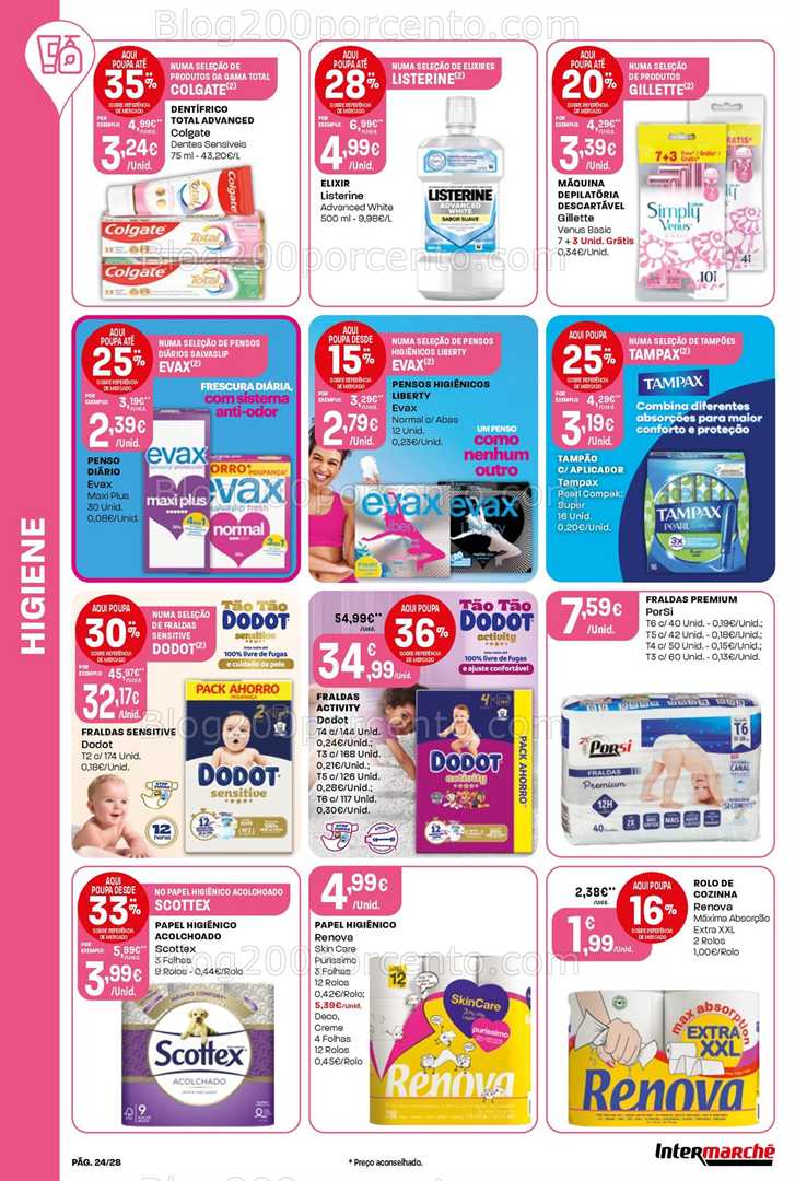 Antevisão Folheto INTERMARCHÉ Super Promoções de 25 setembro a 1 outubro