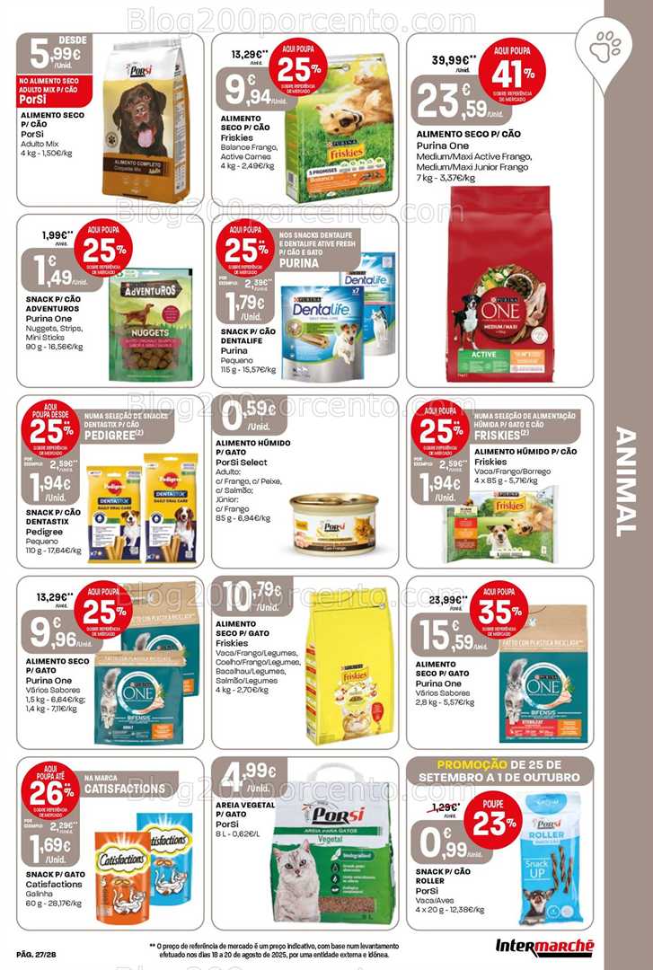 Antevisão Folheto INTERMARCHÉ Super Promoções de 25 setembro a 1 outubro