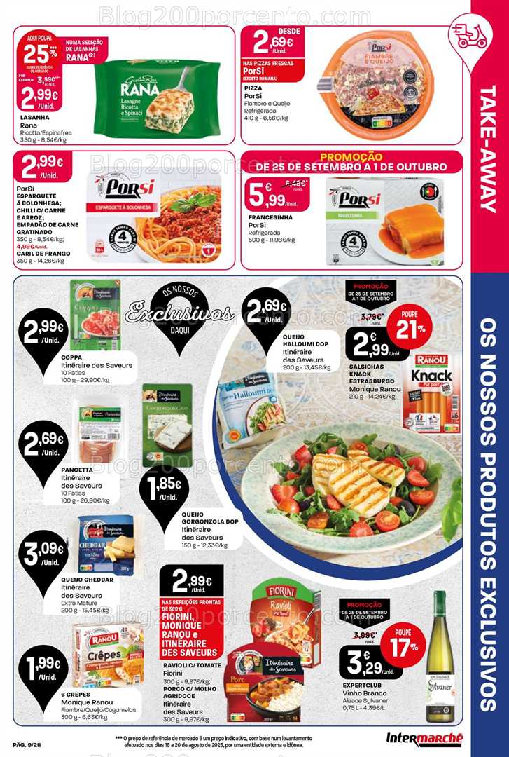 Antevisão Folheto INTERMARCHÉ Super Promoções de 25 setembro a 1 outubro