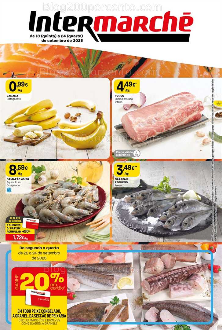 Antevisão Folheto INTERMARCHÉ Super Promoções de 18 a 24 setembro