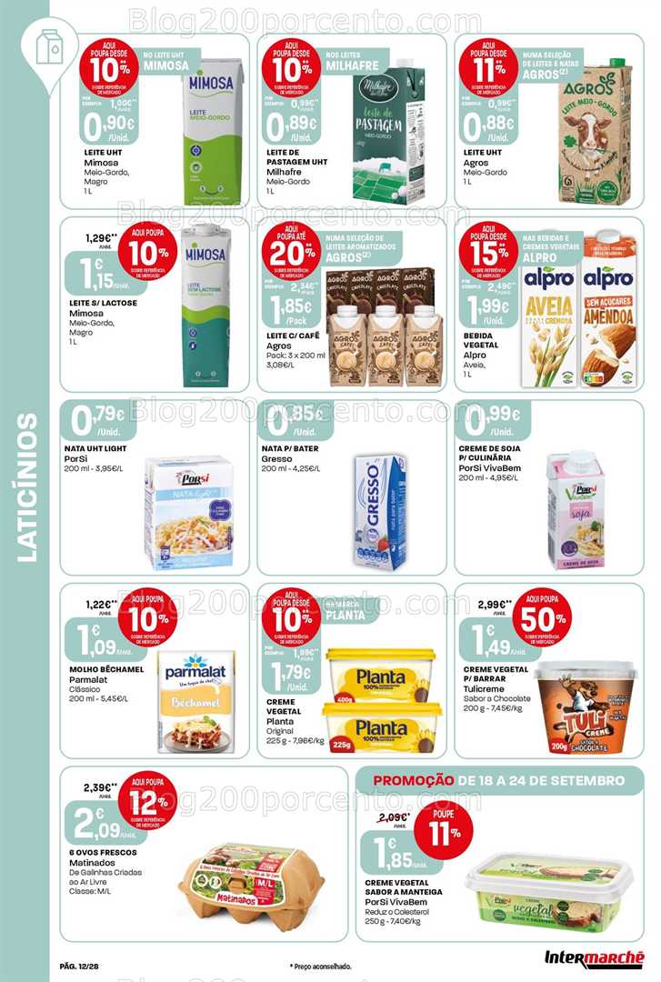 Antevisão Folheto INTERMARCHÉ Super Promoções de 18 a 24 setembro