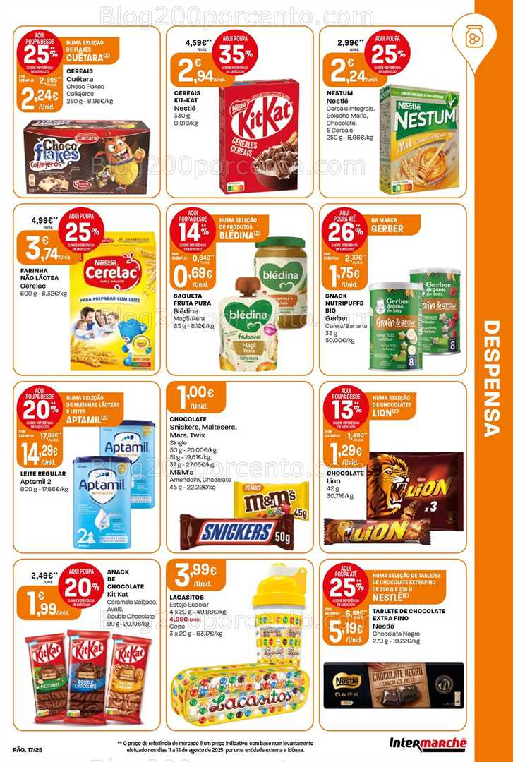 Antevisão Folheto INTERMARCHÉ Super Promoções de 18 a 24 setembro
