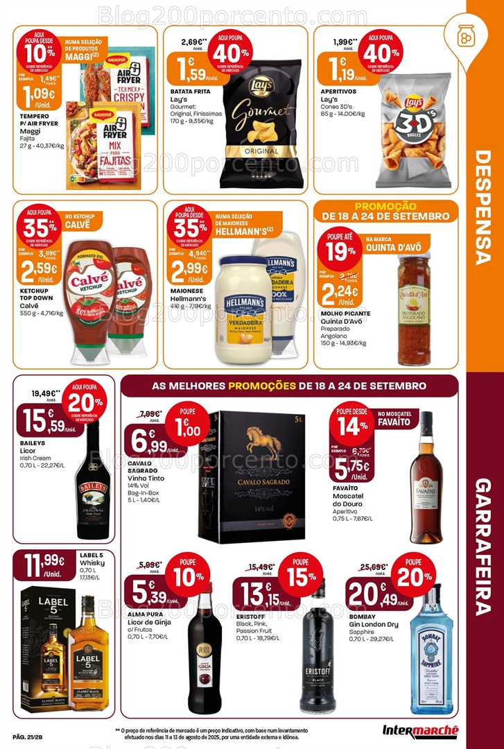 Antevisão Folheto INTERMARCHÉ Super Promoções de 18 a 24 setembro