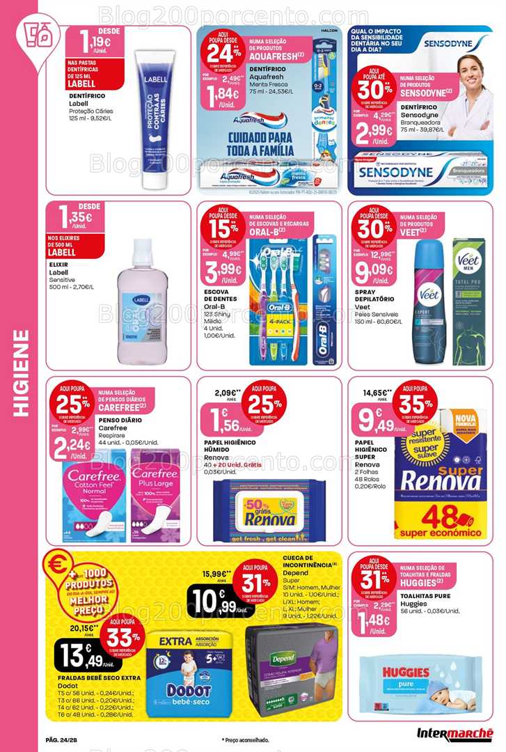 Antevisão Folheto INTERMARCHÉ Super Promoções de 18 a 24 setembro