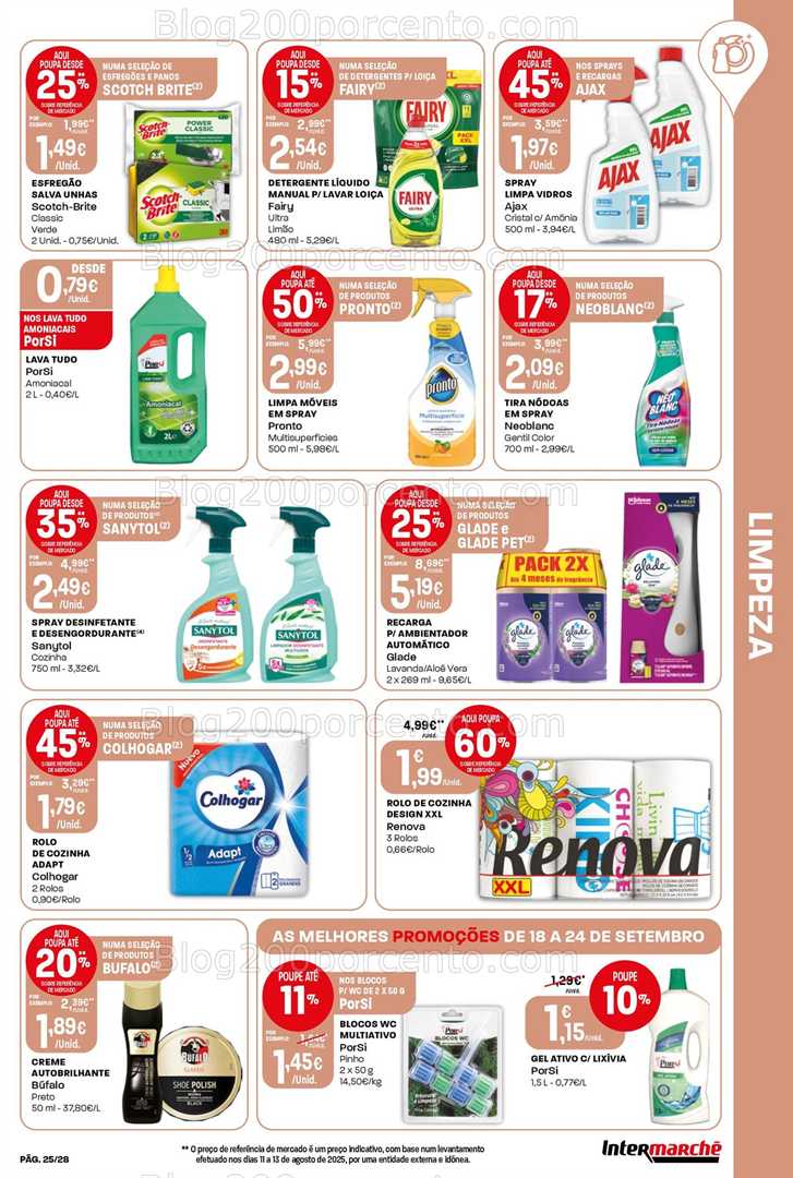 Antevisão Folheto INTERMARCHÉ Super Promoções de 18 a 24 setembro