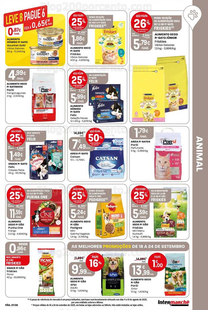Antevisão Folheto INTERMARCHÉ Super Promoções de 18 a 24 setembro