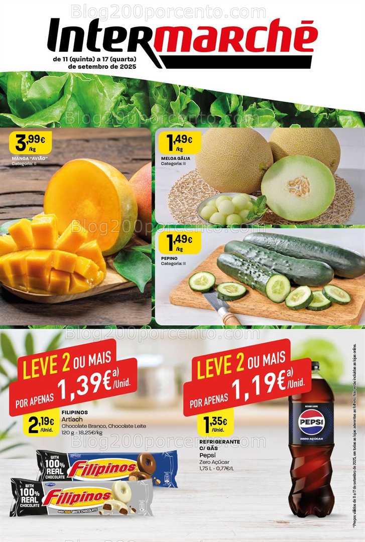 Antevisão Folheto INTERMARCHÉ Mini Promoções de 11 a 17 setembro