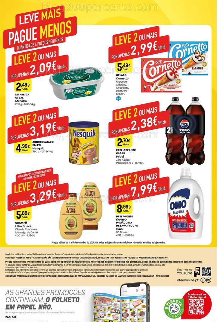 Antevisão Folheto INTERMARCHÉ Mini Promoções de 11 a 17 setembro