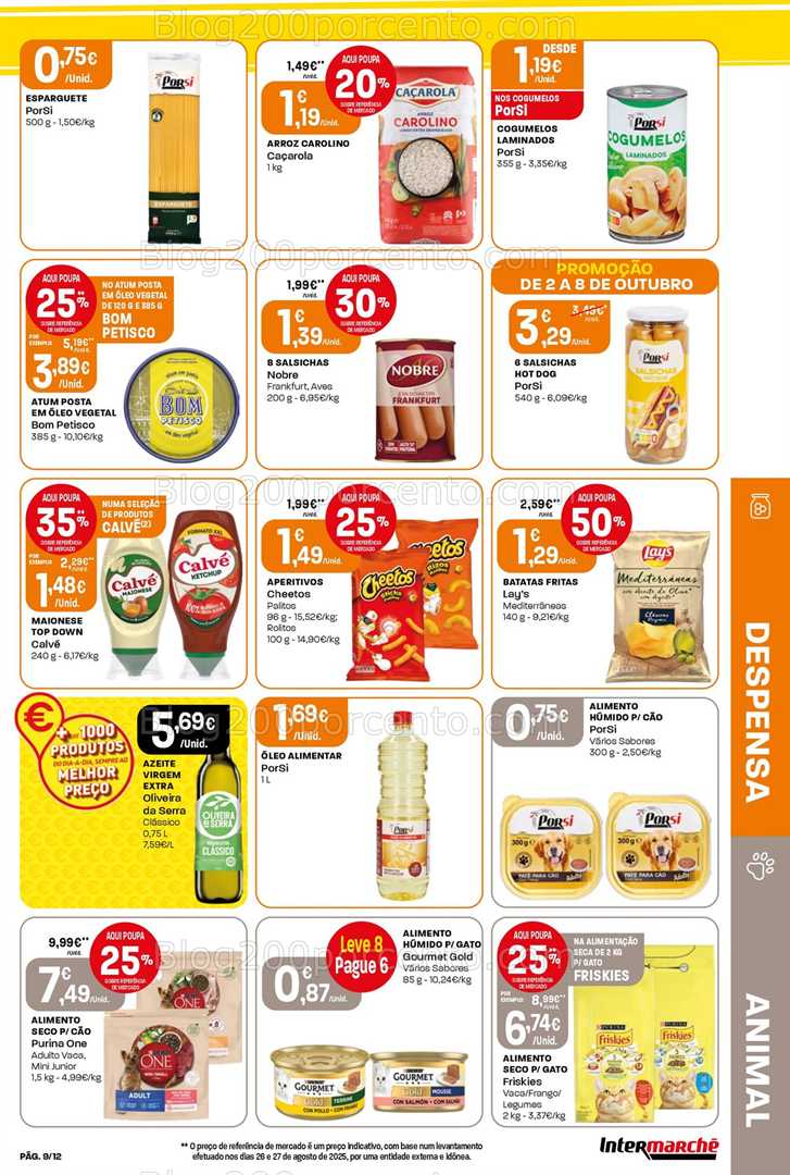 Antevisão Folheto INTERMARCHÉ Mini Promoções de 2 a 8 outubro