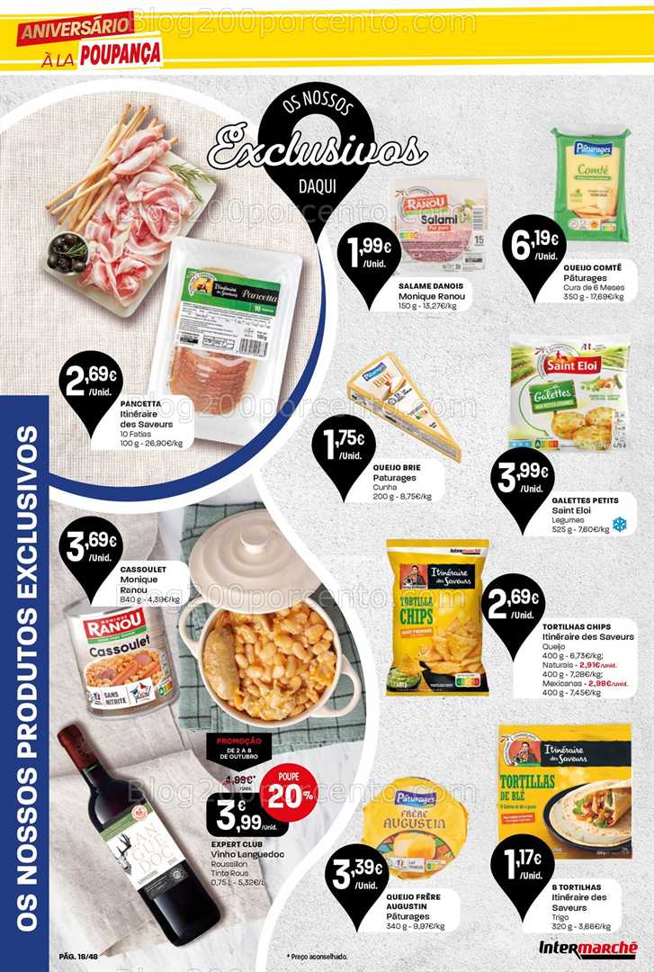 Antevisão Folheto INTERMARCHÉ Super Promoções de 2 a 8 outubro