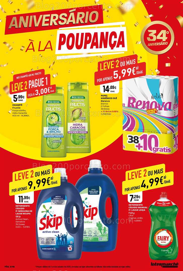 Antevisão Folheto INTERMARCHÉ Super Promoções de 2 a 8 outubro