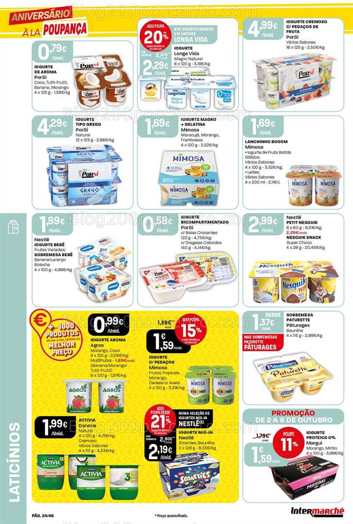 Antevisão Folheto INTERMARCHÉ Super Promoções de 2 a 8 outubro