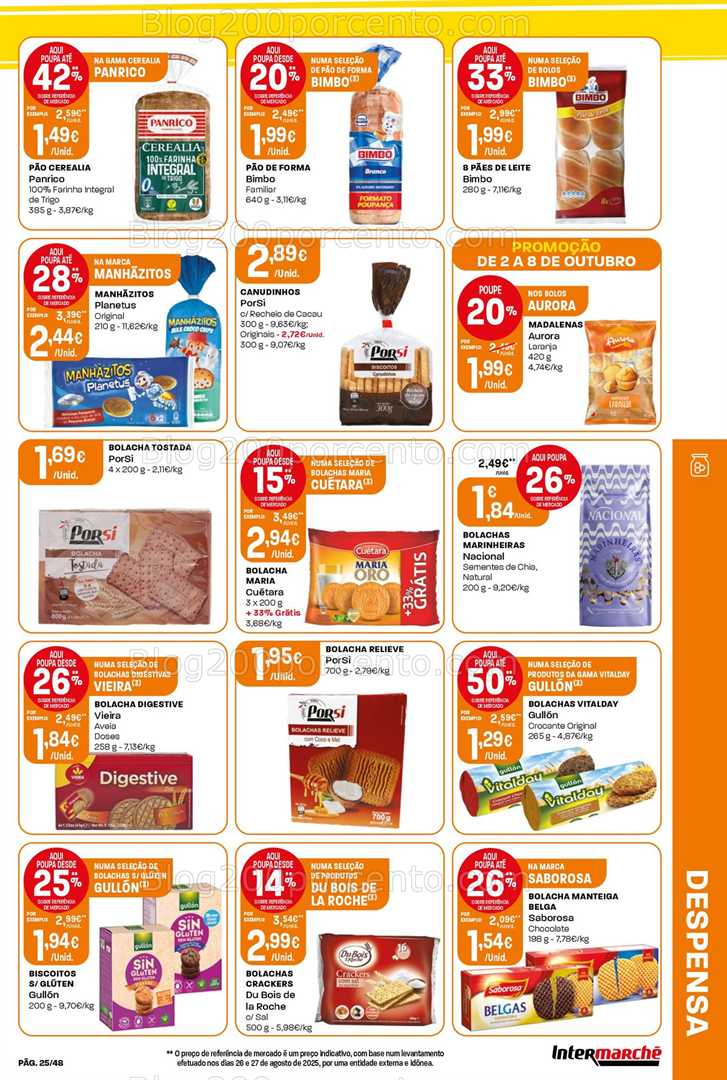 Antevisão Folheto INTERMARCHÉ Super Promoções de 2 a 8 outubro