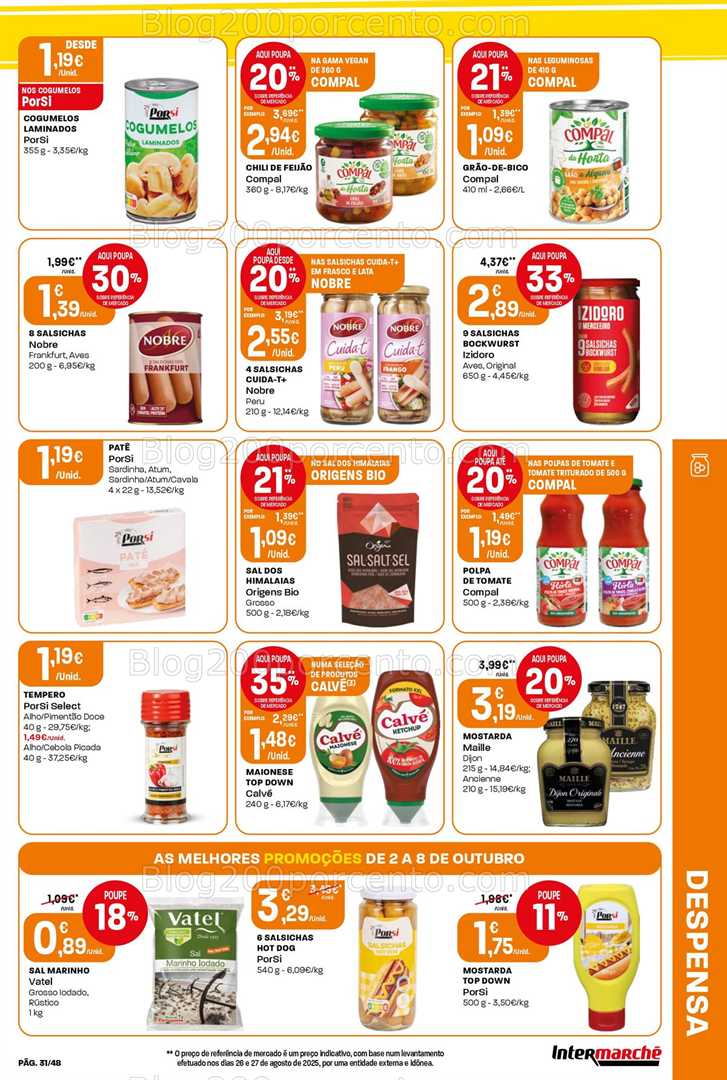 Antevisão Folheto INTERMARCHÉ Super Promoções de 2 a 8 outubro