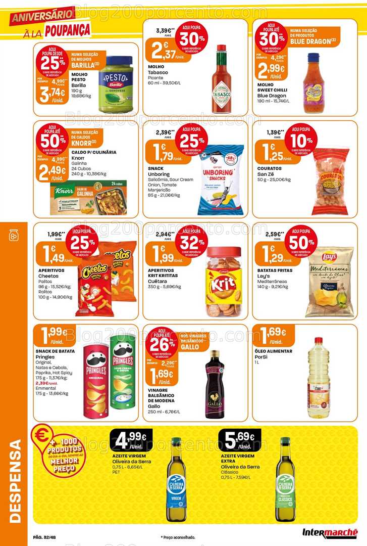 Antevisão Folheto INTERMARCHÉ Super Promoções de 2 a 8 outubro