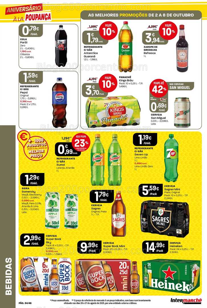 Antevisão Folheto INTERMARCHÉ Super Promoções de 2 a 8 outubro