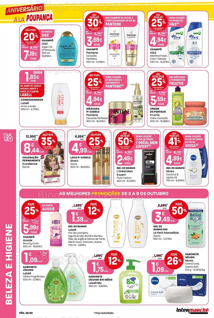 Antevisão Folheto INTERMARCHÉ Super Promoções de 2 a 8 outubro