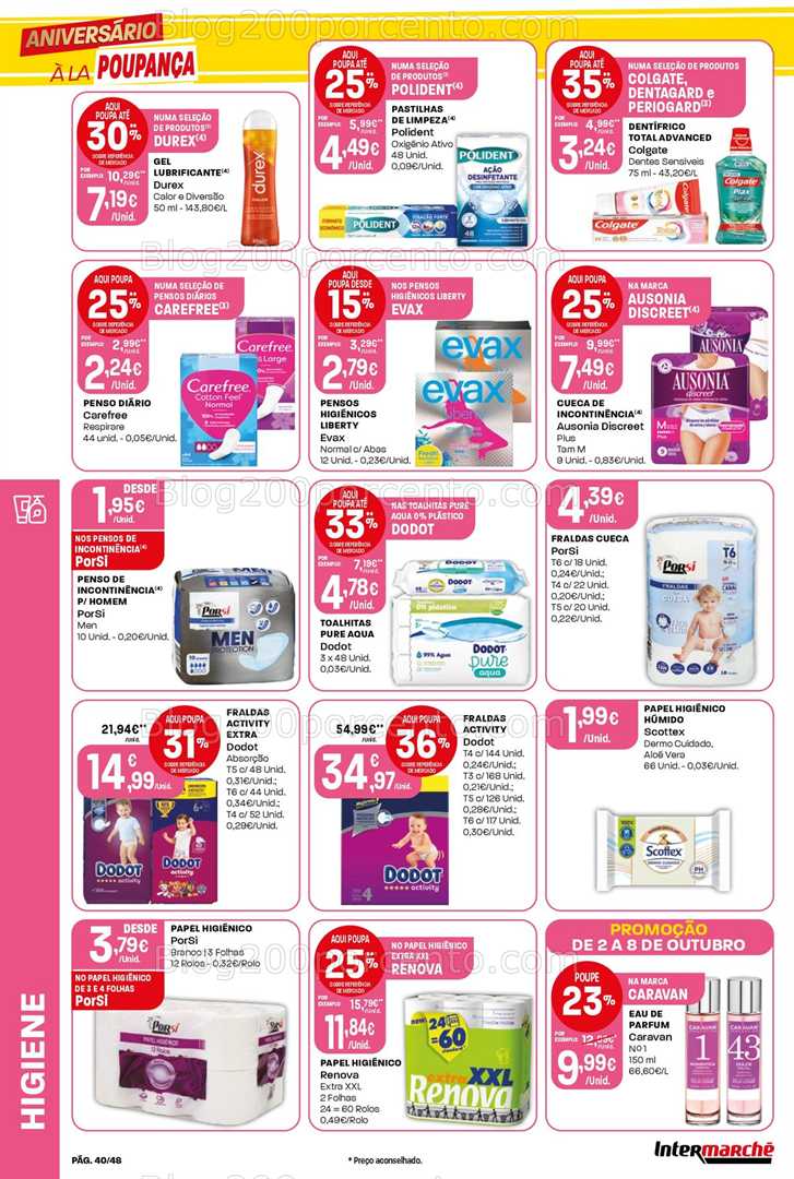 Antevisão Folheto INTERMARCHÉ Super Promoções de 2 a 8 outubro