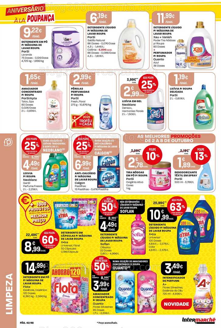 Antevisão Folheto INTERMARCHÉ Super Promoções de 2 a 8 outubro