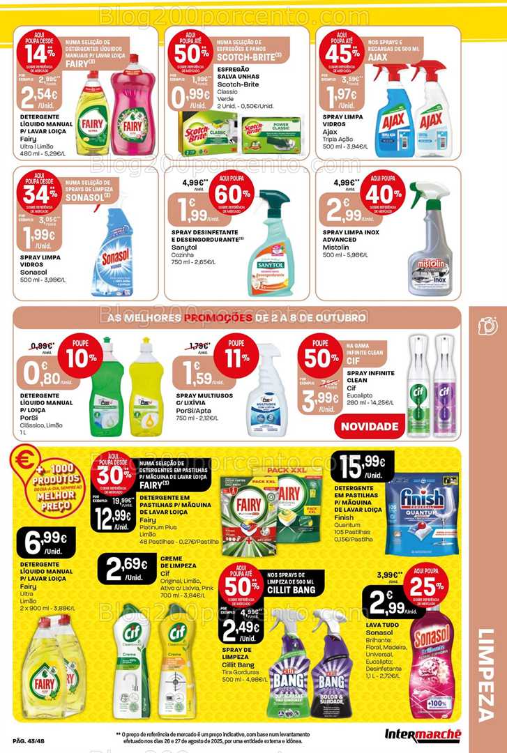 Antevisão Folheto INTERMARCHÉ Super Promoções de 2 a 8 outubro
