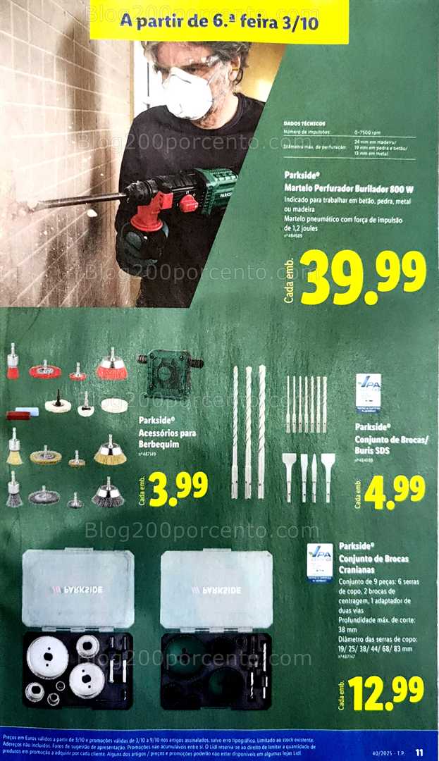 Antevisão Folheto LIDL Bazar Promoções de 3 a 9 outubro