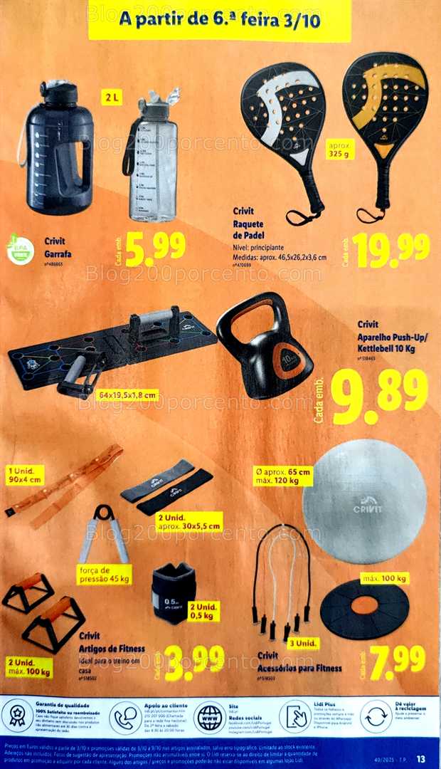 Antevisão Folheto LIDL Bazar Promoções de 3 a 9 outubro
