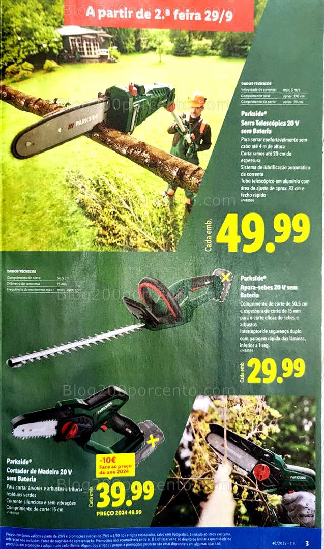 Antevisão Folheto LIDL Bazar Promoções de 29 setembro a 9 outubro