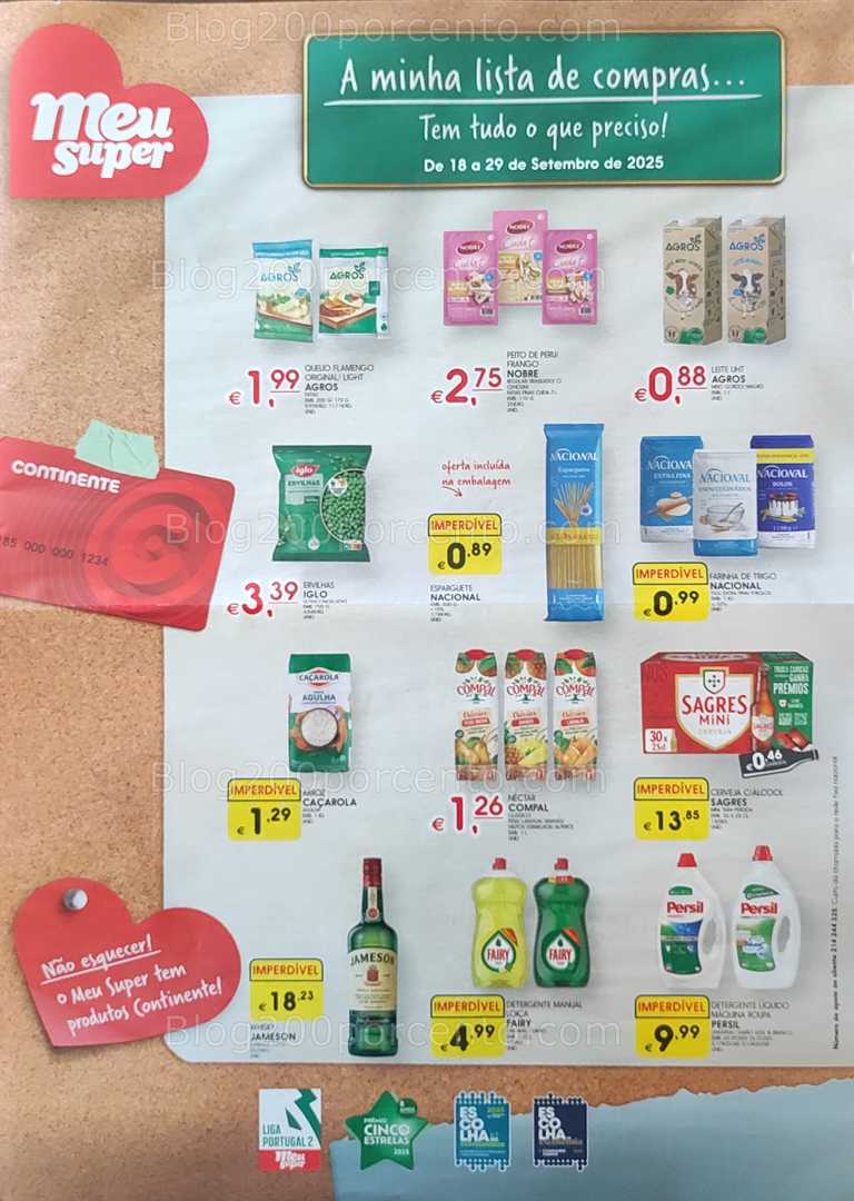 Antevisão Folheto MEU SUPER Promoções de 18 a 29 setembro
