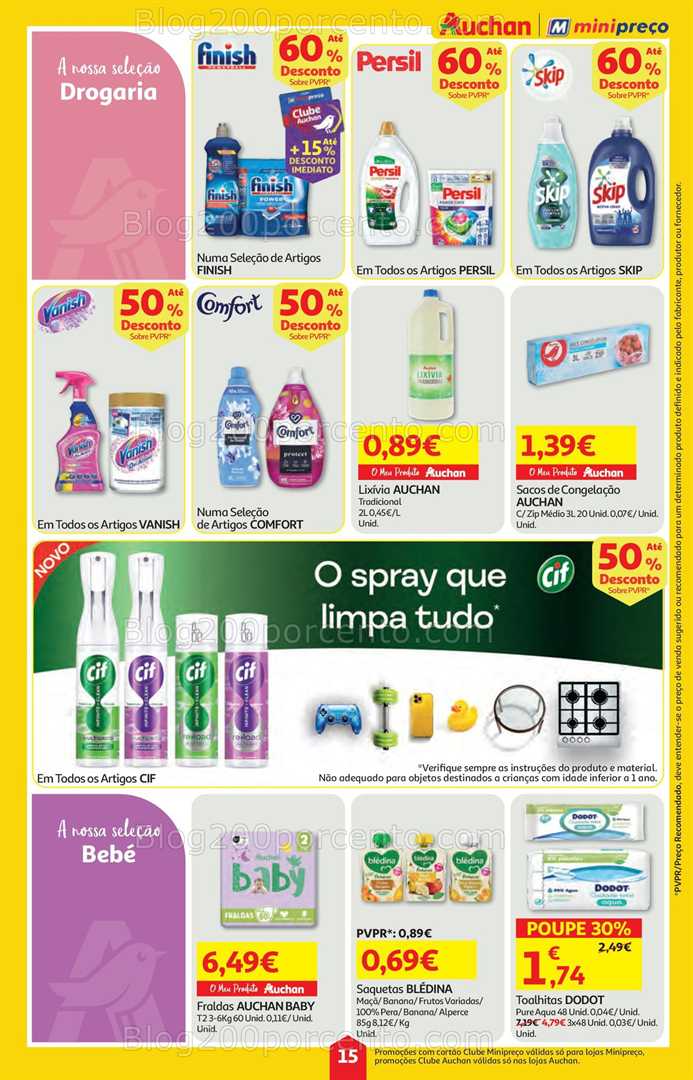 Antevisão Folheto MINIPREÇO - AUCHAN Promoções de 25 setembro a 1 outubro