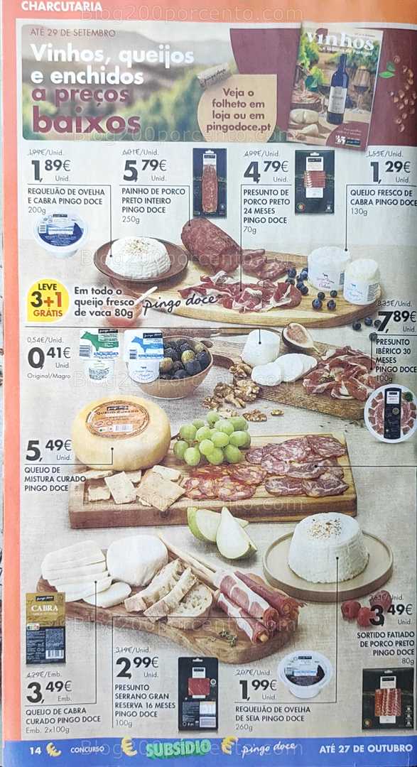 Antevisão Folheto PINGO DOCE Promoções de 23 a 29 setembro