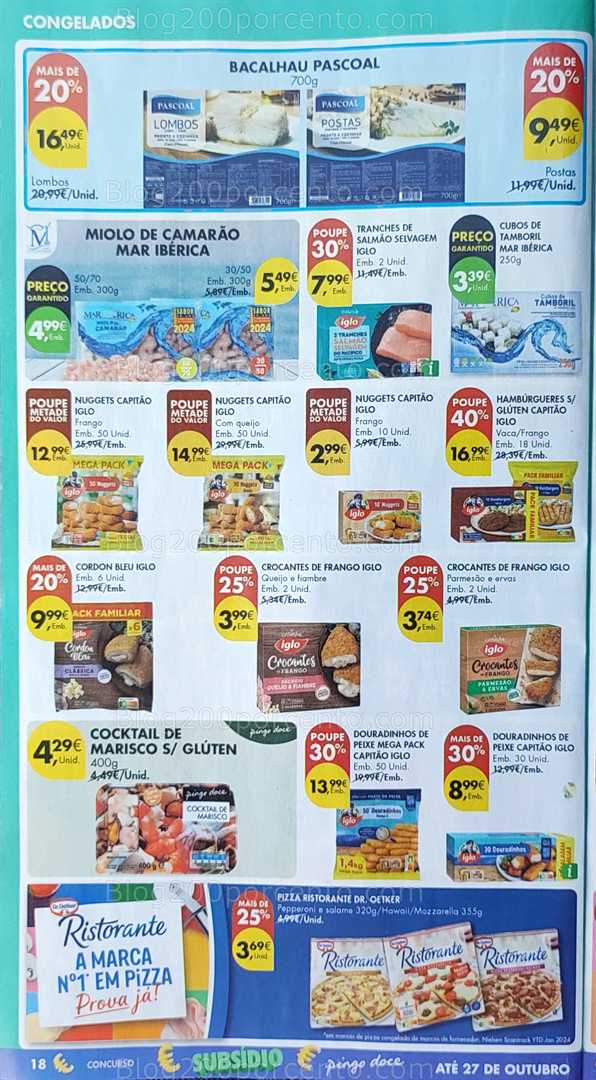 Antevisão Folheto PINGO DOCE Promoções de 23 a 29 setembro