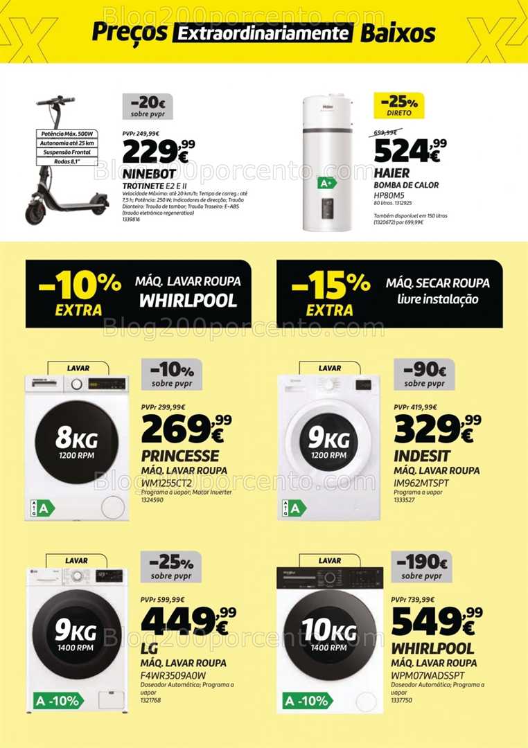 Antevisão Folheto RADIO POPULAR Promoções de 16 a 23 setembro