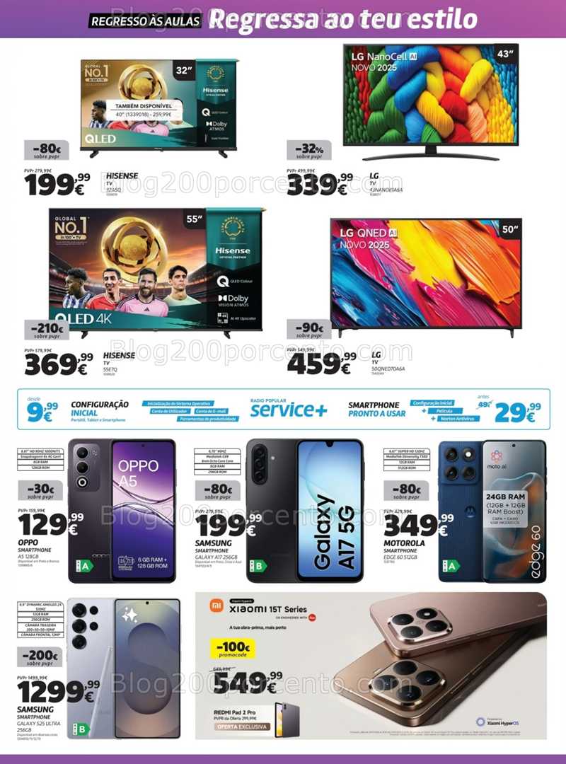 Antevisão Folheto RADIO POPULAR Promoções de 24 setembro a 8 outubro