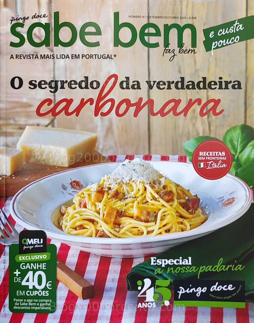 PINGO DOCE Sabe Bem Especial Outono (setembro e outubro) e os seus vales de desconto!