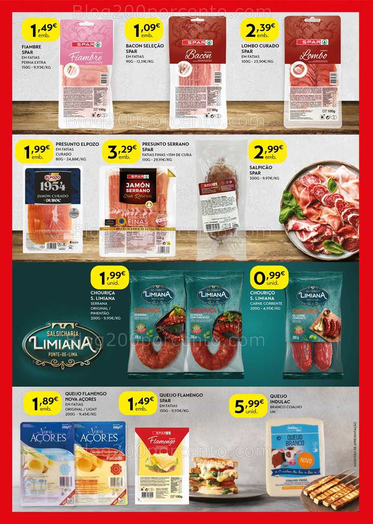 Antevisão Folheto SPAR Promoções de 16 a 28 setembro