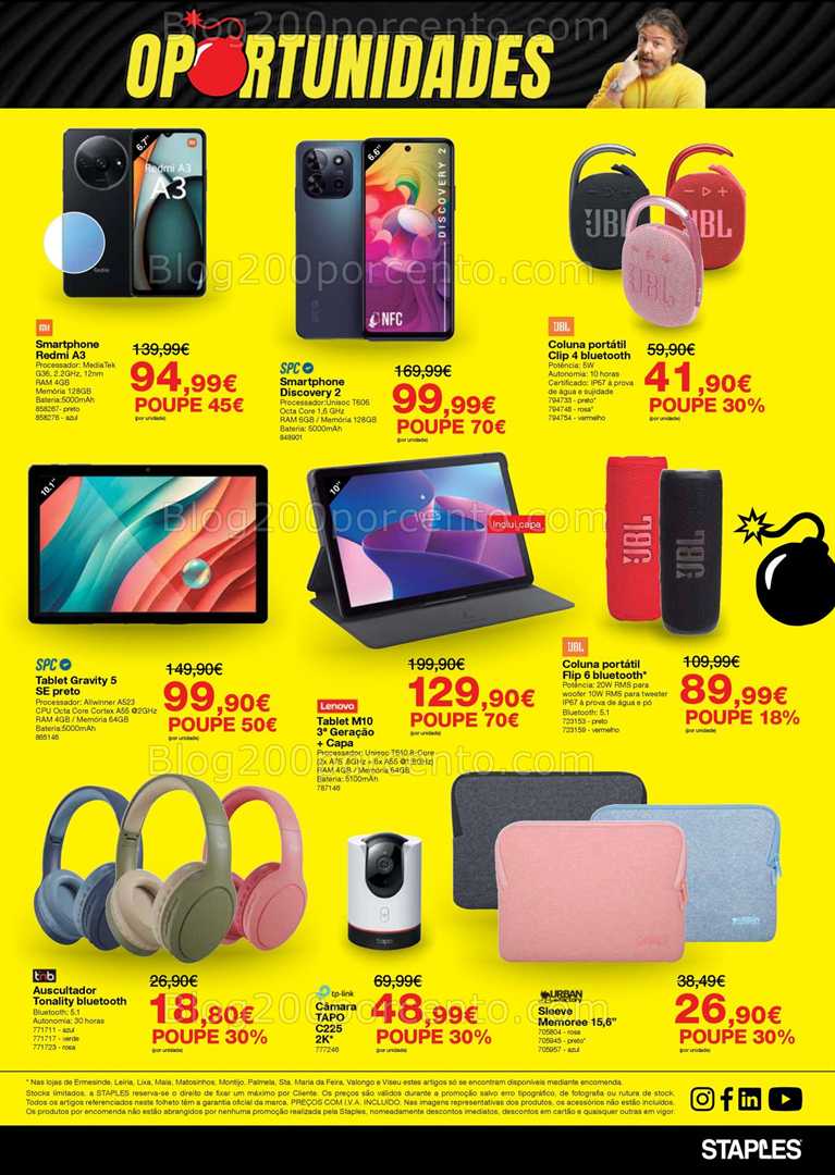 Antevisão Folheto STAPLES Oportunidades de 29 setembro a 5 outubro