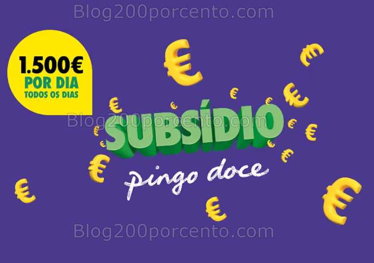 ALERTA - Novo Passatempo PINGO DOCE - 1500€ por dia em prémios!