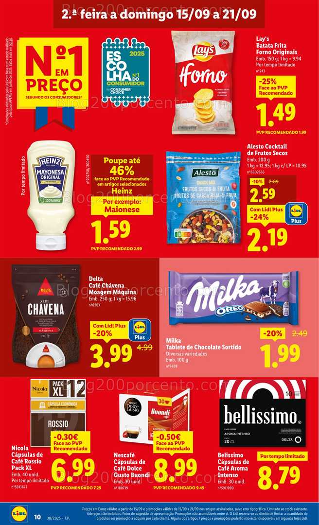 Antevisão Folheto LIDL Promoções de 15 a 21 setembro - Versão Digital