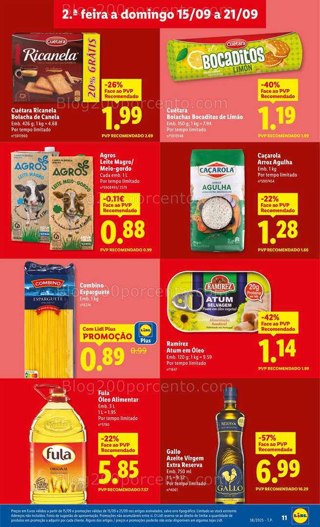 Antevisão Folheto LIDL Promoções de 15 a 21 setembro - Versão Digital