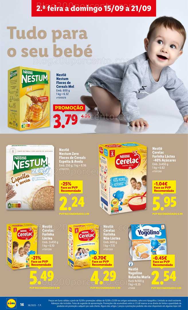 Antevisão Folheto LIDL Feira do Bebé Promoções de 15 a 21 setembro
