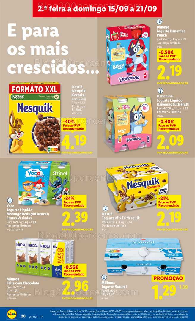 Antevisão Folheto LIDL Feira do Bebé Promoções de 15 a 21 setembro