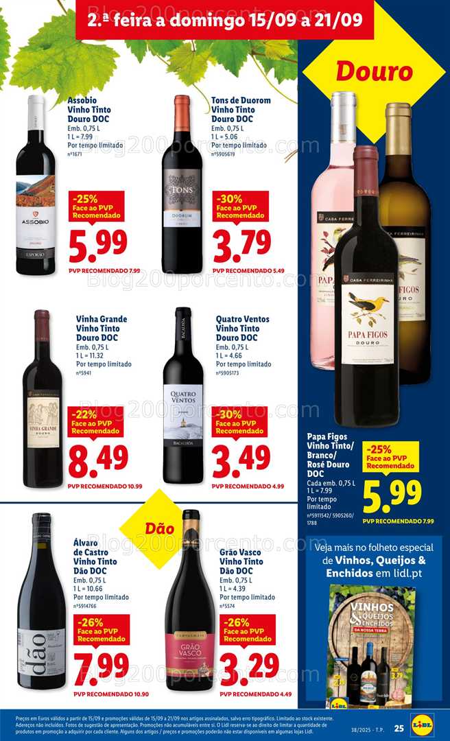 Antevisão Folheto LIDL Promoções de 15 a 21 setembro - Versão Digital
