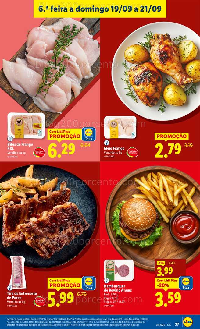 Antevisão Folheto LIDL Promoções Fim de Semana - 19 a 21 setembro