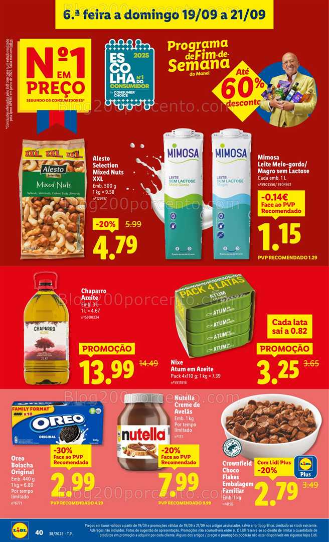 Antevisão Folheto LIDL Promoções Fim de Semana - 19 a 21 setembro