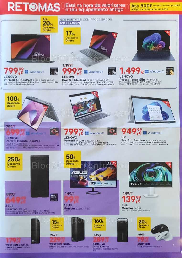 Antevisão Folheto WORTEN Promoções de 16 a 30 setembro