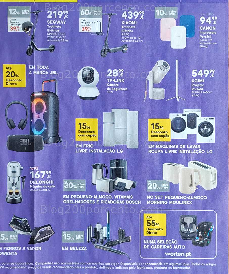 Antevisão Folheto WORTEN Alarm Week Promoções de 26 a 30 setembro