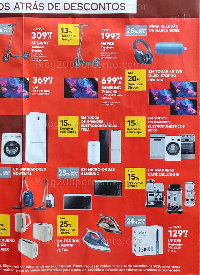 Antevisão Folheto WORTEN Bonus Days Promoções de 12 a 15 setembro