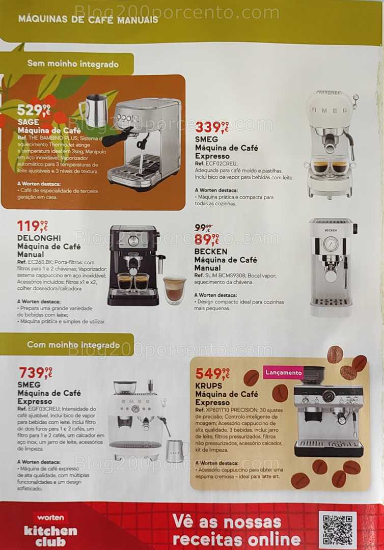 Antevisão Folheto WORTEN Especial Café Promoções de 9 a 29 setembro